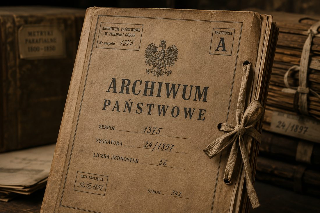 Teczka archiwalna Archiwum Państwowe